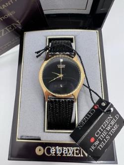 Vintage New Old Stock Citizen Men's Dress Upscale Watch Thin Box And Papers
