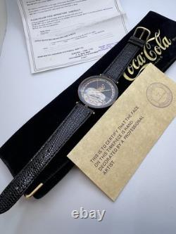 Vintage New Old Stock Coca Cola Hand Painted Dial Malibu Jewelry Art Collectors
