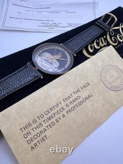 Vintage New Old Stock Coca Cola Hand Painted Dial Malibu Jewelry Art Collectors