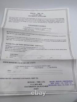 Vintage New Old Stock Coca Cola Hand Painted Dial Malibu Jewelry Art Collectors