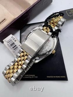 Vintage New Old Stock Elgin Sportsman Chrono style Moonphase Gold Silver Tone