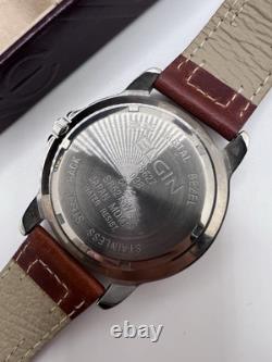 Vintage New Old Stock Elgin Tachymeter Gold Tone Sporty Classic Men's Watch Box