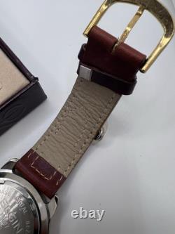 Vintage New Old Stock Elgin Tachymeter Gold Tone Sporty Classic Men's Watch Box