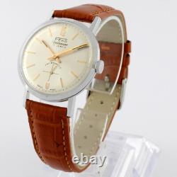 Vintage New Old Stock Fero Feldman Original Dial Manual Wind Working Gents Watch