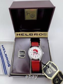 Vintage New Old Stock HELBROS Jerry Lewis Cartoon Watch 17 Jewels Swiss Made
