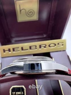Vintage New Old Stock HELBROS Jerry Lewis Cartoon Watch 17 Jewels Swiss Made