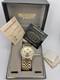Vintage New Old Stock Helbros Tachymeter Moonphase Gold Tone Classy Unique Watch
