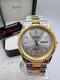 Vintage New Old Stock Precision by Gruen President Silver Gold Tone Day Date