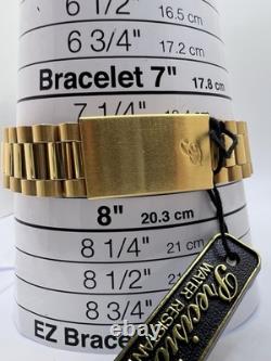 Vintage New Old Stock Precision by Gruen Presidential Fluted Bezel Day Date