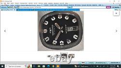 Vintage New Old Stock Steel Technos Spider Day Date Automatic Men's Wrist Watch