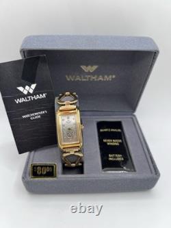 Vintage New Old Stock Waltham Curvex Tank Unisex 20mm Classy Box Paper