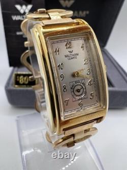 Vintage New Old Stock Waltham Curvex Tank Unisex 20mm Classy Box Paper