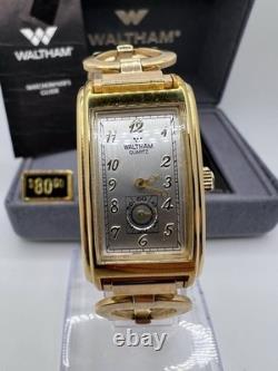 Vintage New Old Stock Waltham Curvex Tank Unisex 20mm Classy Box Paper