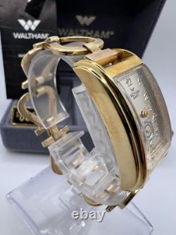 Vintage New Old Stock Waltham Curvex Tank Unisex 20mm Classy Box Paper