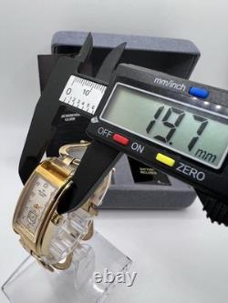 Vintage New Old Stock Waltham Curvex Tank Unisex 20mm Classy Box Paper