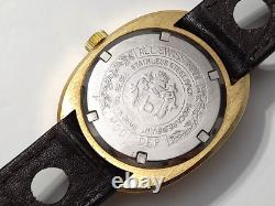 Vintage Nos 1960-70's Swiss Genesis Manual 17j Oval Watch Size 42 X 34 MM