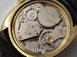 Vintage Nos 1960-70's Swiss Genesis Manual 17j Oval Watch Size 42 X 34 MM