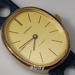 Vintage Nos 1960-70's Swiss Genessis Manual 17j Cal 8800 Ebauche Men's Watch