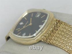 Vintage Nos 34mm Bulova Diamond & 10k Gold Cocktail Wristwatch, Serviced