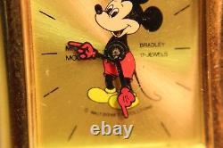 Vintage Old New Stock Bradley 17 Jewels Mickey Watch