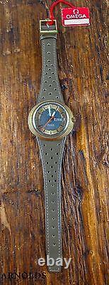 Vintage Omega Genéve Dynamic 18k Gold Filled Automatic Men's Classic Watch NOS