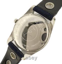 Vintage Pastime Revue Thommen GMT 24Hour Compass Men's Mechanical Wristwatch NOS