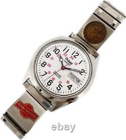 Vintage Pulsar Railroad Approved Men's Quartz Wristwatch Y513-8159 NOS Box Paper