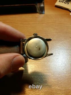 Vintage & RARE 1953 Gruen Calendar Triple Date Watch, withNOS Leather Cuff Band