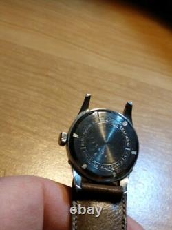 Vintage & RARE 1953 Gruen Calendar Triple Date Watch, withNOS Leather Cuff Band