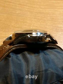 Vintage & RARE 1953 Gruen Calendar Triple Date Watch, withNOS Leather Cuff Band