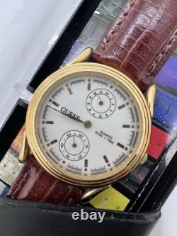 Vintage Rare 90's New Old Stock Guess By Georges Marciano Men's Watch 1992