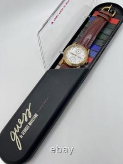 Vintage Rare 90's New Old Stock Guess By Georges Marciano Men's Watch 1992