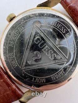 Vintage Rare 90's New Old Stock Guess By Georges Marciano Men's Watch 1992
