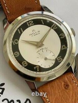 Vintage Rare MILUS Bulleye 60 years old New Old Stock watch & Never Been Worn