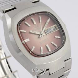 Vintage Rare Mervos Automatic Quickset Day Date Bracelet Ss Nos Working Watch