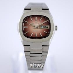 Vintage Rare Mervos Automatic Quickset Day Date Bracelet Ss Nos Working Watch