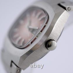 Vintage Rare Mervos Automatic Quickset Day Date Bracelet Ss Nos Working Watch