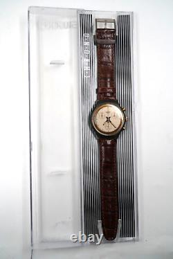 Vintage SWATCH Watch 1991 SWATCH Chrono Goldfinger SCM100 New Old Stock