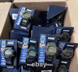 Vintage Sega Watch Sport Digital Lot of 30 New Old Stock Boxed Different Styles