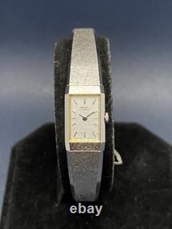 Vintage Seiko 2E20-5029 Lady's Stainless Steels Tank Quartz Watch- New Old Stock