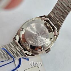 Vintage Seiko 5 4206-0010 Day Date Silver Dial Automatic Women's Watch 25mm NOS