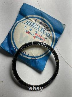 Vintage Seiko 6217-8000/01 Bezel + 6315T01AN NOS Crystal