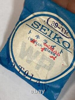 Vintage Seiko 6217-8000/01 Bezel + 6315T01AN NOS Crystal