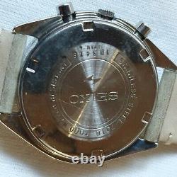 Vintage Seiko Baby Panda Flyback 7018-7000 Chronograph Men's Watch Like NOS