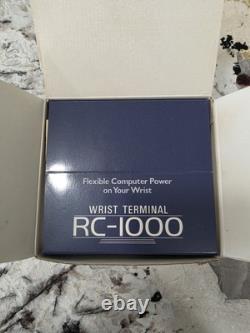 Vintage Seiko Wrist Terminal Watch Rc-1000 Computer Power Nos 1985