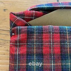 Vintage Sir Pendleton Tartan Plaid Shirt, New Old Stock w Orig Box, Men L, USA