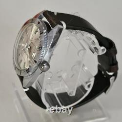 Vintage SkinDiver JONAS Calendar Marine EB8800 Steel Oversize 38mm New Old Stock