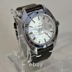 Vintage SkinDiver JONAS Calendar Marine EB8800 Steel Oversize 38mm New Old Stock