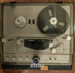 Vintage Sony TC-5550-2 TC-510-2 Portable Tape Recorder with NOS Scotch Tape