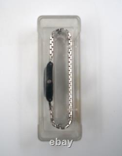 Vintage Swatch Watch SILVER PLATE 1995 Gm129 New Old Stock
